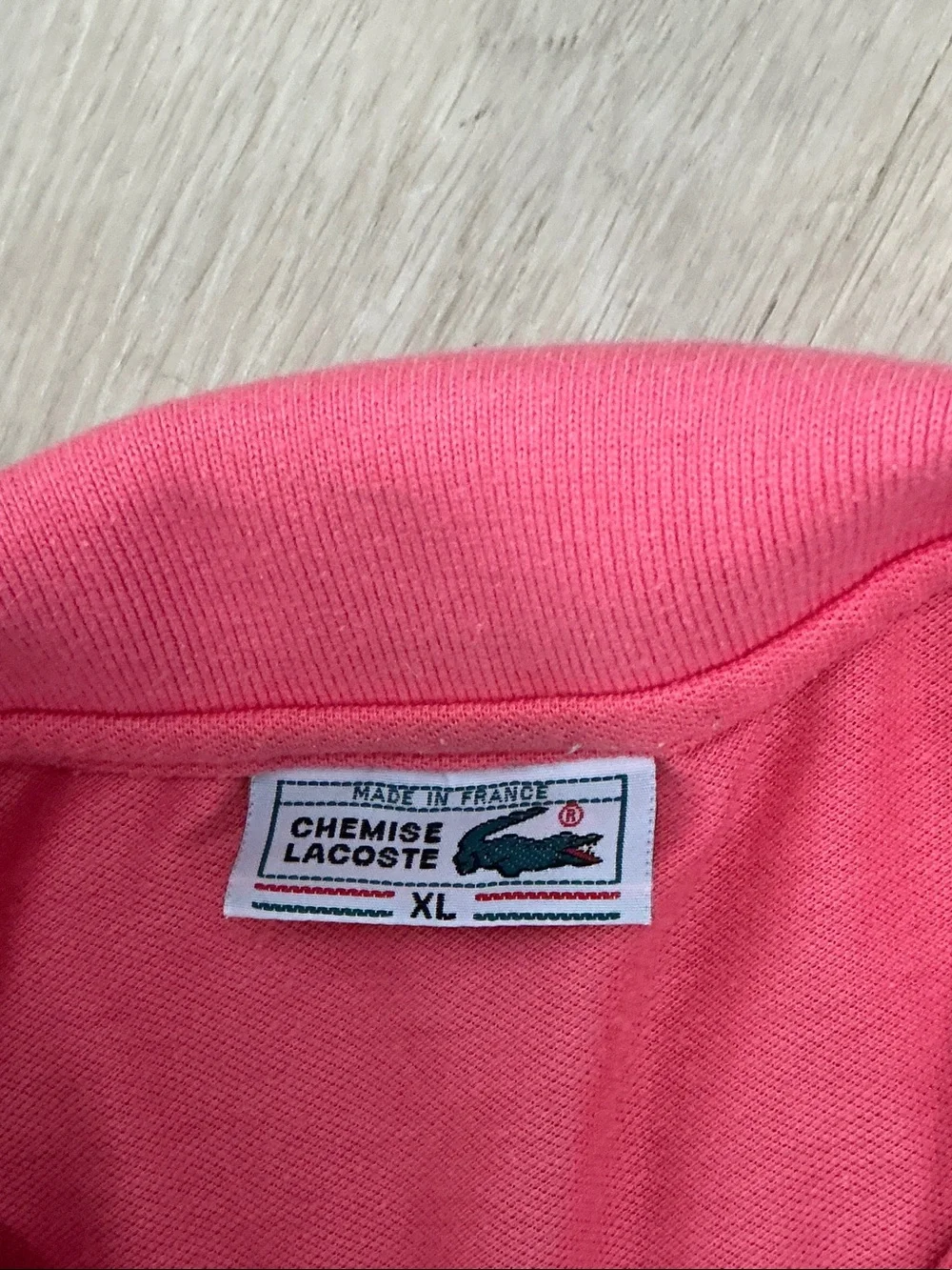 Lacoste Men's Pink Short-Sleeve Polo